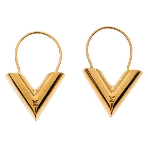 louis vuitton oorbellen v hoops prijs|Essential V hoops S00 .